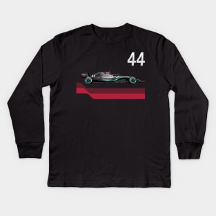 Race Car 44 Kids Long Sleeve T-Shirt